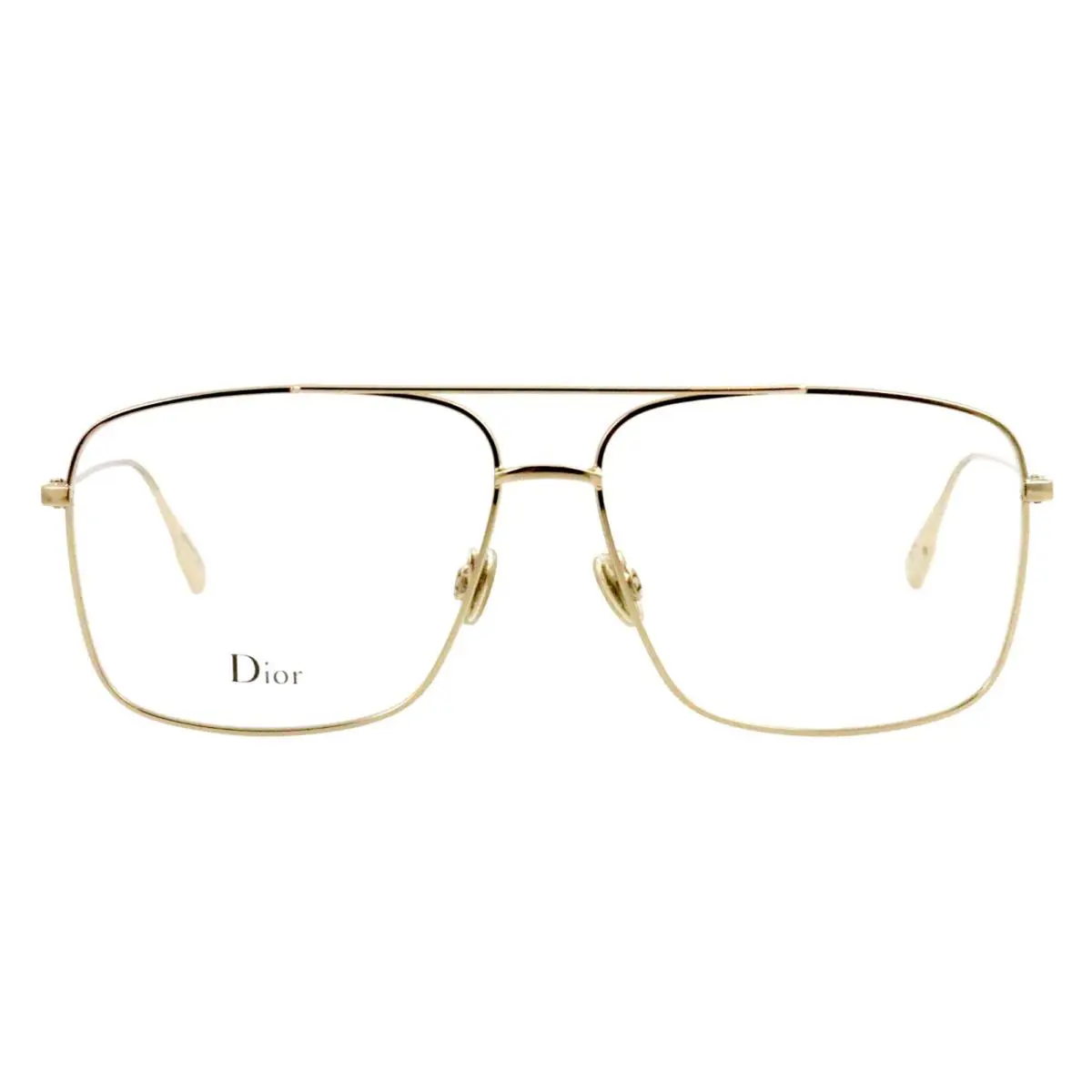 Christian  StellaireO3 J5G 57mm Gold Pilot Eyeglasses Frames Italy by Dior