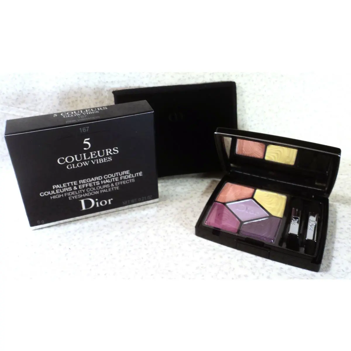 5 Couleurs Eyeshadow Palette - 167 Pink Vibration - 0.21 Oz. - Boxed by Dior