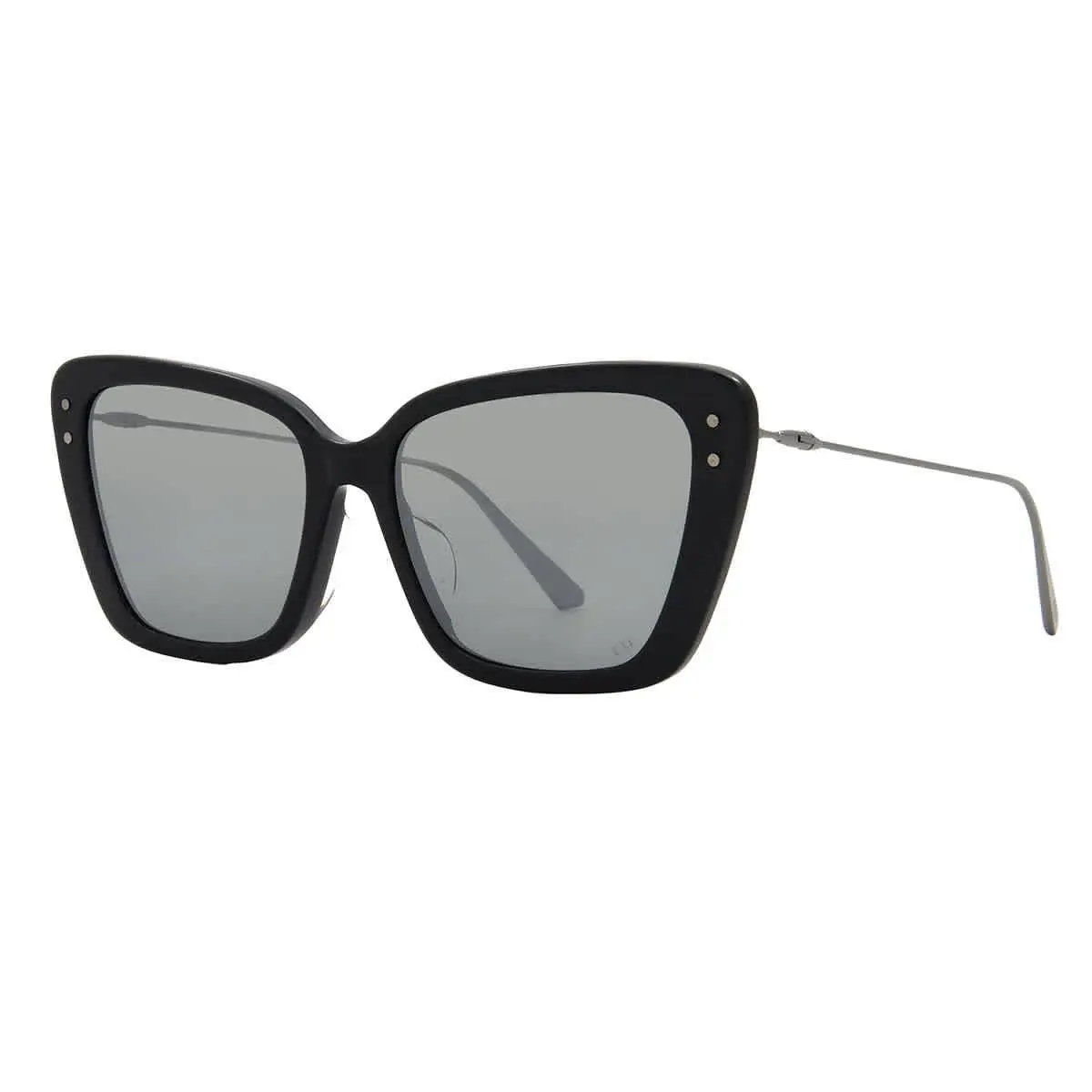 Dior Missdior B5F Smoke Mirror Cat Eye Ladies Sunglasses CD40106F 01C 56 - Black, Frame: Black, Lens: Grey