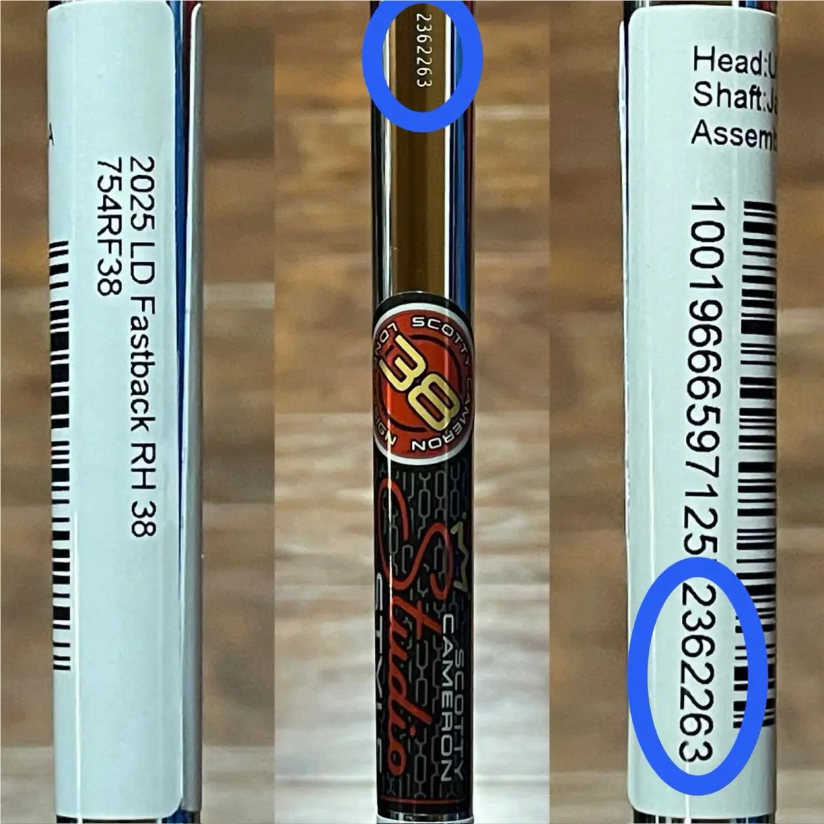 Scott  - Studio Style Fastback Long Design - SCS - Xtreme Dark Finish -DLC - Blue, Lie Angle: Black 5