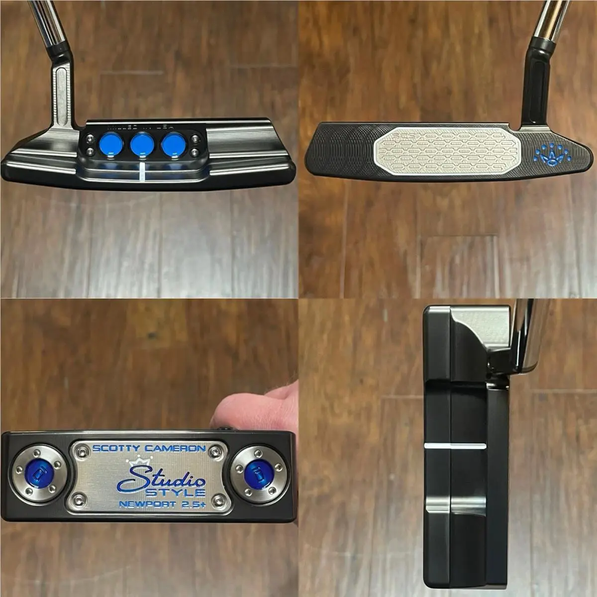 Scotty Cameron Studio Style Port 2.5 Plus Putter - - Xtreme Dark - Blu