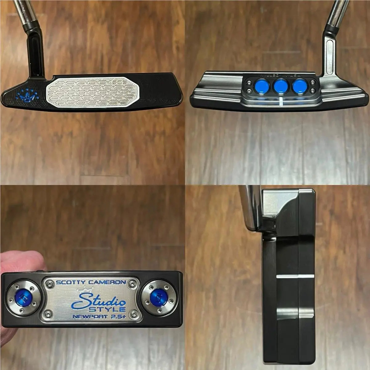 Scotty Cameron Studio Style Port 2.5 Plus Putter - LH - - Xtreme Dark -bl