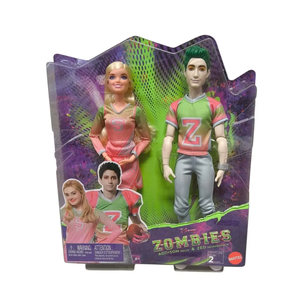 Mattel Disney Zombies Addison Wells Zed Necrodopolis HFJ66