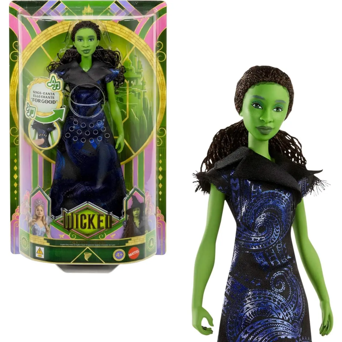 Mattel Universal Pictures’ Wicked: For Good Singing Floor Length Multicolor