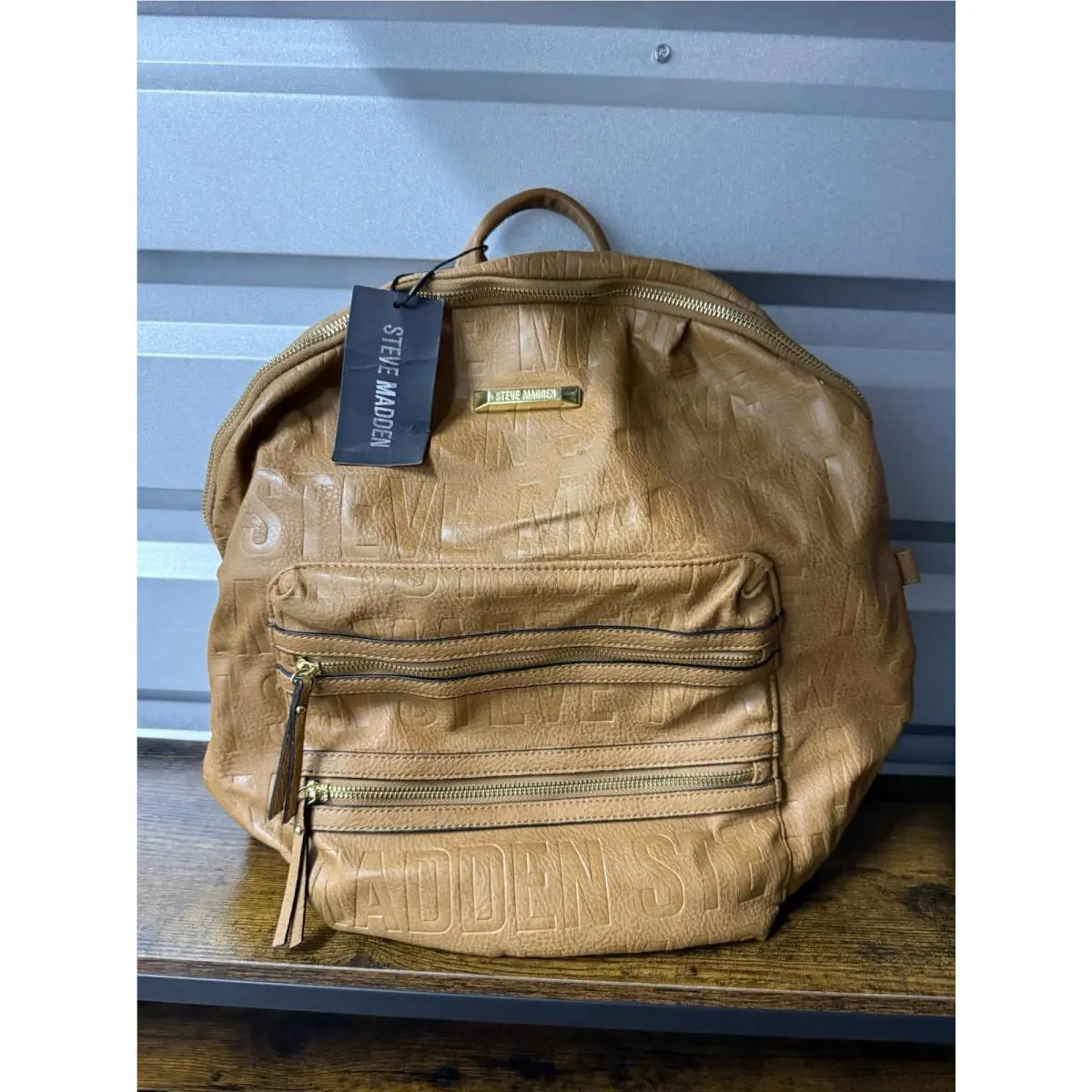 Steve Madden DR126005 Cognac Bbailey - Back Pack Bag Purse