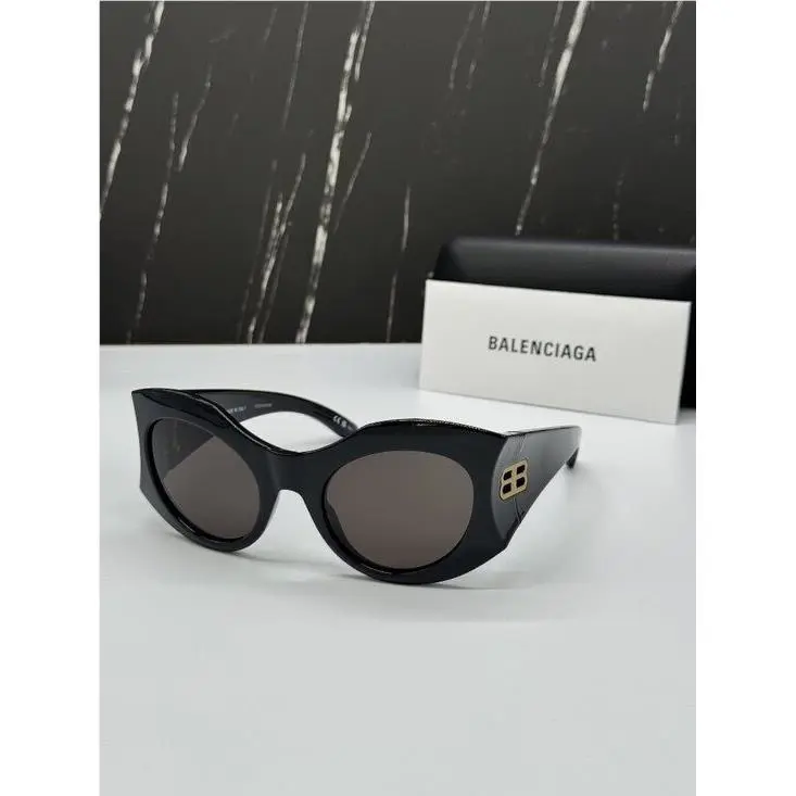 Balenciaga BB0256S 001 Black Butterfly Women Sunglasses Balenciaga Eyewear