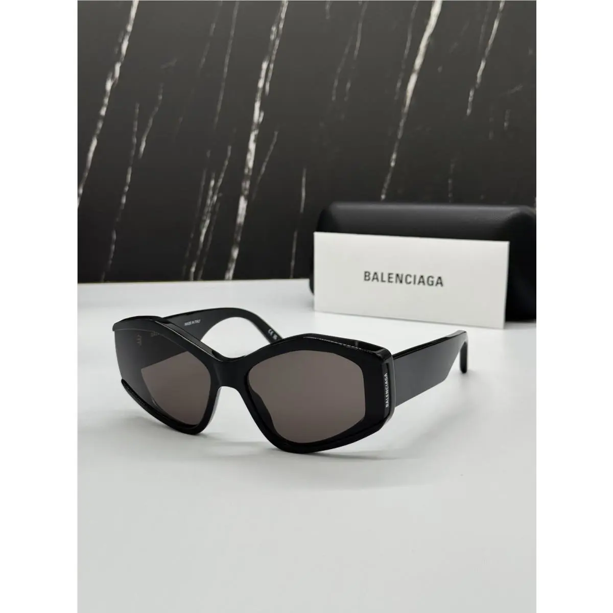 Balenciaga BB0302S 001 Black Women Sunglasses Balenciaga Eyewear