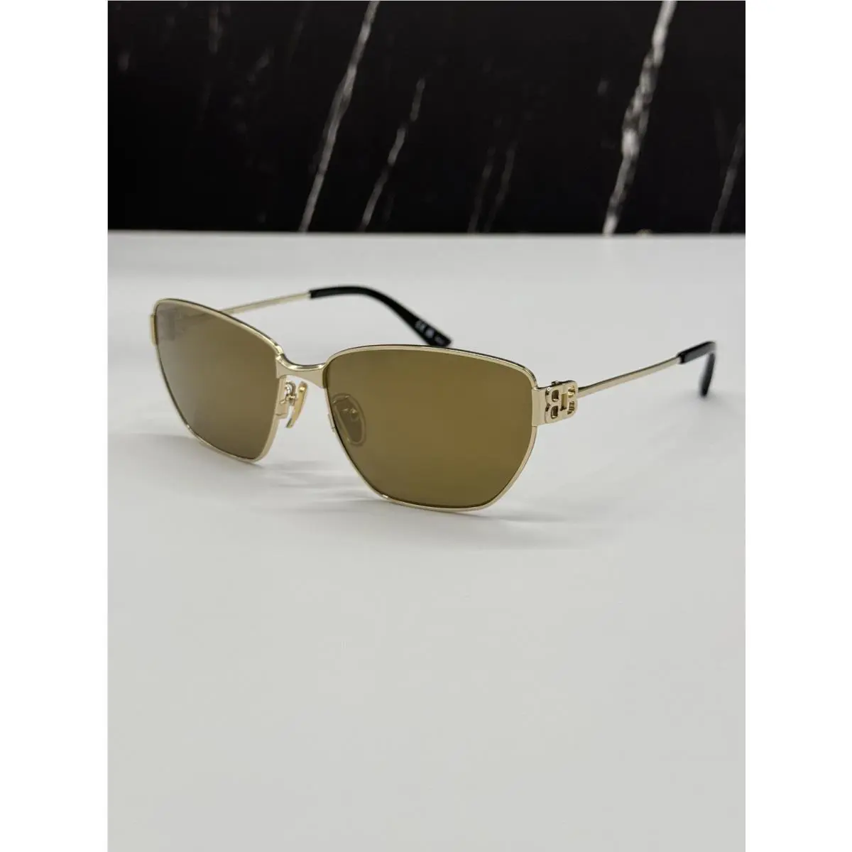 Balenciaga BB0337SK 003 Gold Women Sunglasses Balenciaga Eyewear