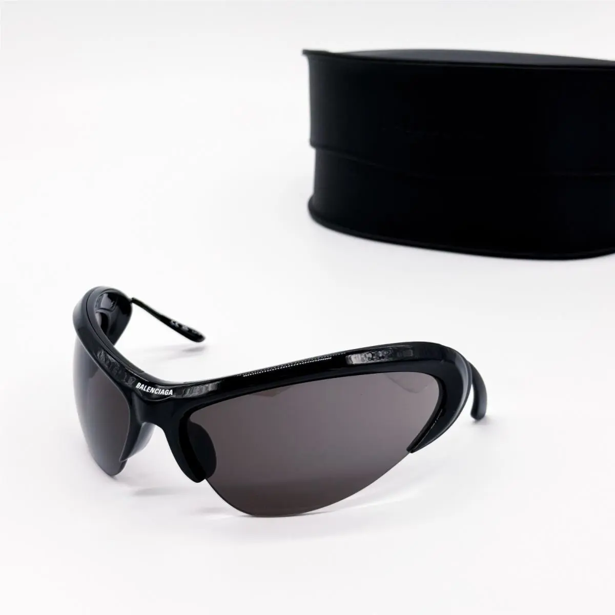 Balenciaga BB0232S 001 Sunglasses Black Unisex Eyewear Balenciaga