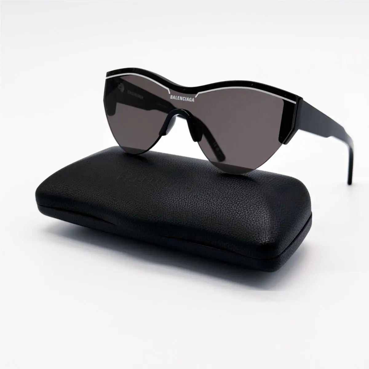 Balenciaga BB0004S 001 Sunglasses Black Women Eyewear Balenciaga