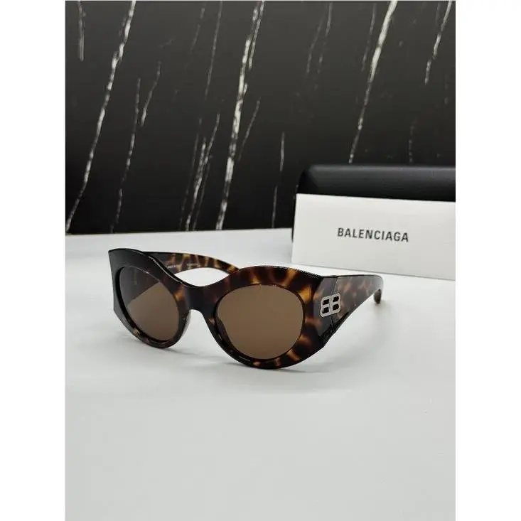 Balenciaga BB0256S 002 Brown Butterfly Women Sunglasses Balenciaga Eyewear