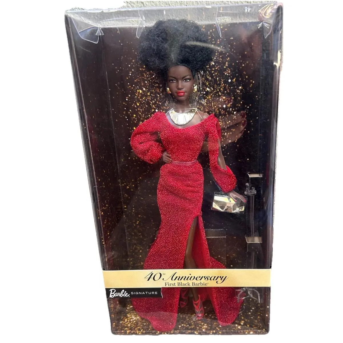 Barbie Signature First Black Barbie 40th Anniversary GLG35 Mattel 2019 Nrfb