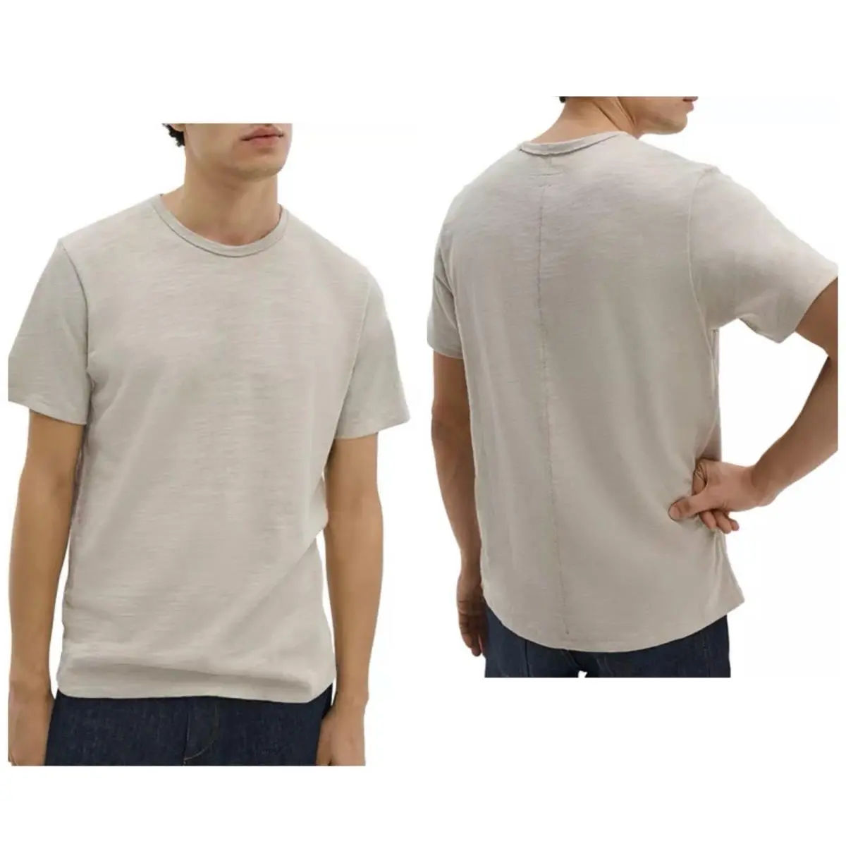 Rag Bone Men`s Classic Flame Tee In Taupe Size: Small by Rag & Bone
