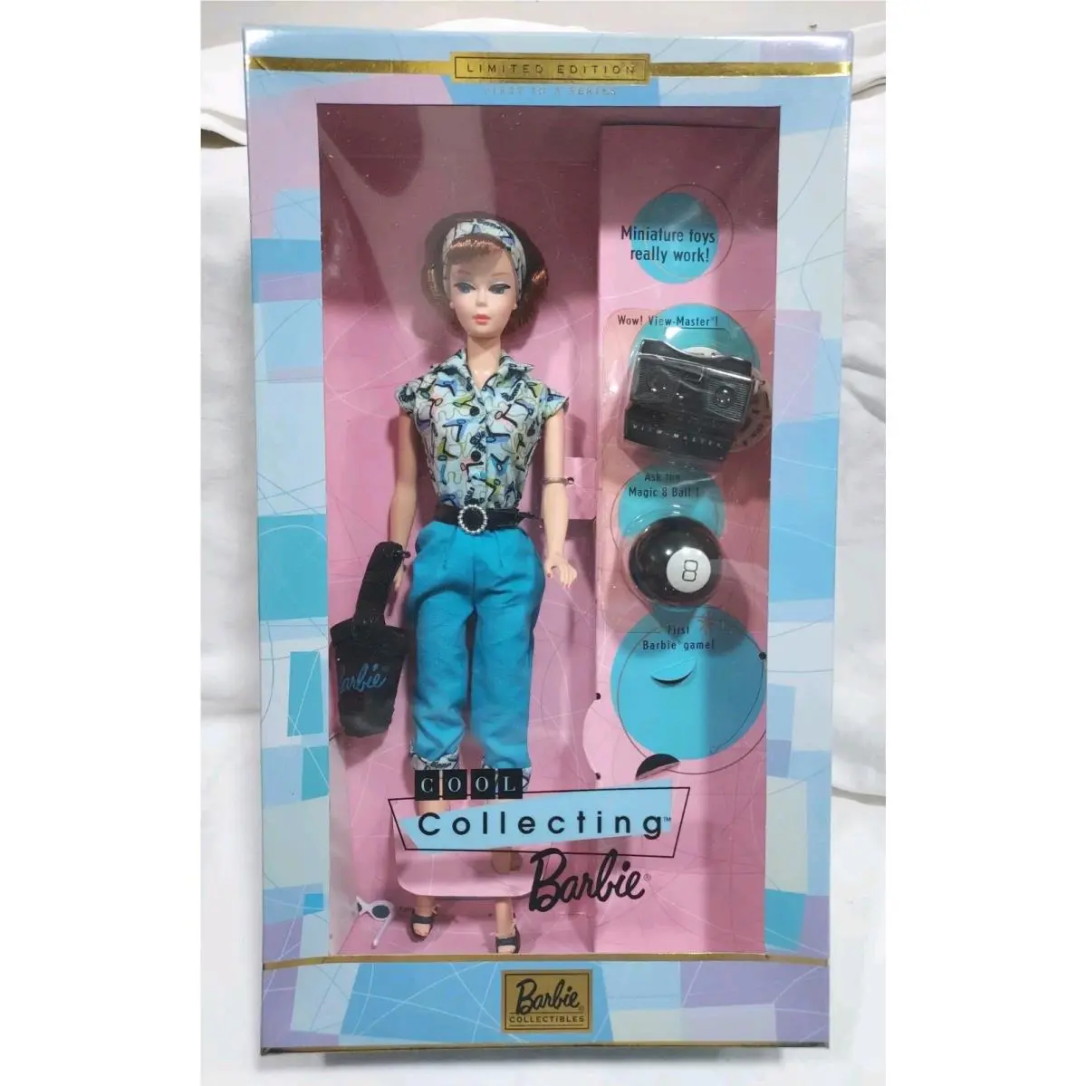1999 Cool Collecting Barbie Magic 8 Ball View-master Mattel 25525