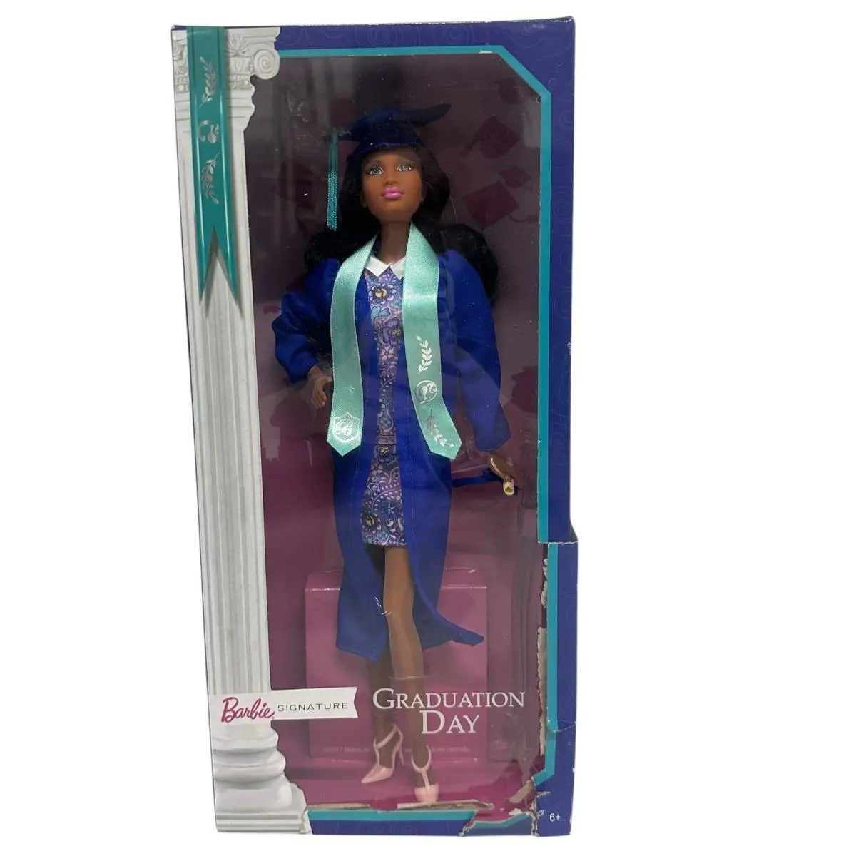 Barbie Graduation Day Doll Signature African American Box Has Some Damage FMP25