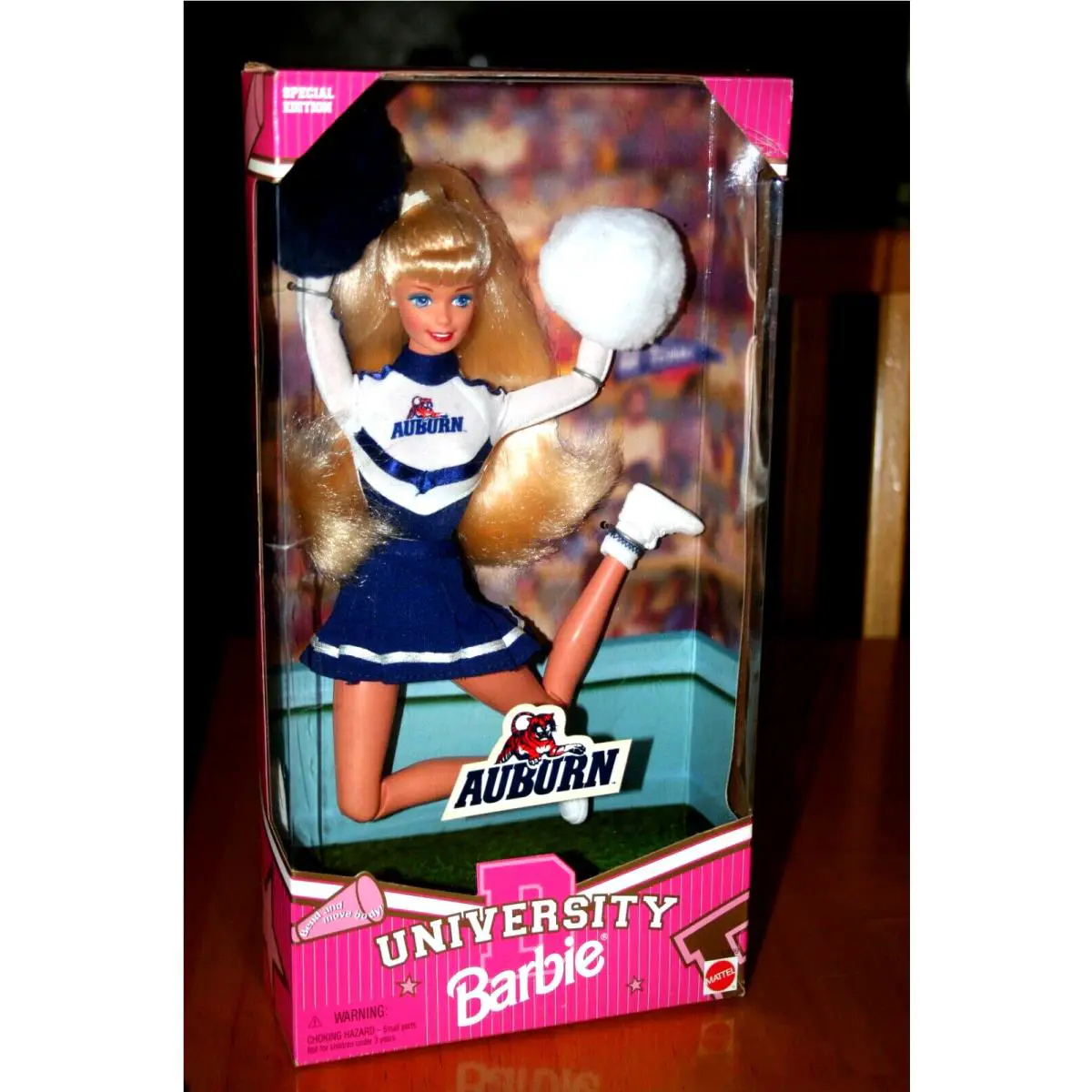 1996 Auburn Cheerleader Barbie Doll