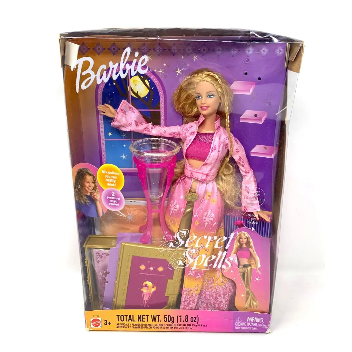Barbie Secret Spells Drinking Potions Charm Girls Doll Accessories Mattel