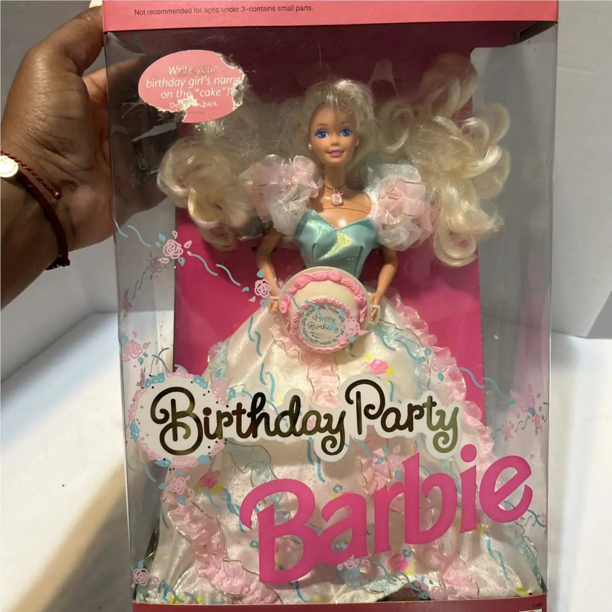 Barbie Birthday Party 1991 Write Your Birthday Girls’s Name On The Cake