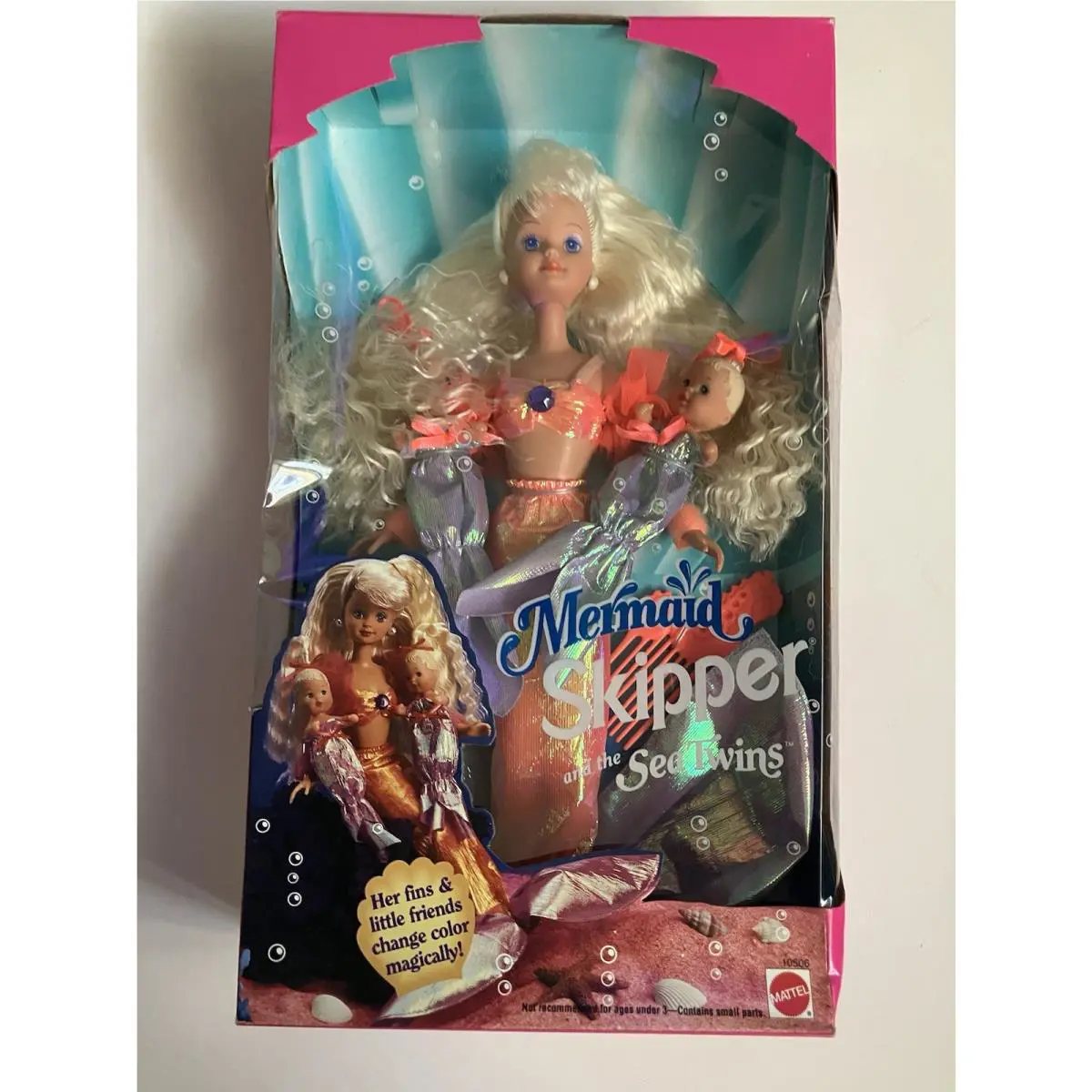 Mermaid Skipper and The Sea Twins Barbie Doll 1993 Nrfb Mattel 10506