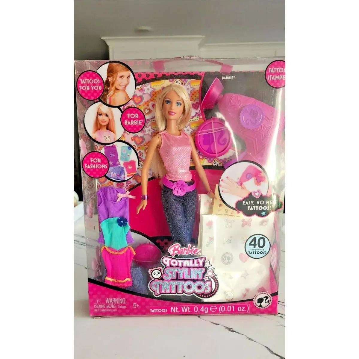 2008 Mattel Barbie-totally Stylin` Tattoos