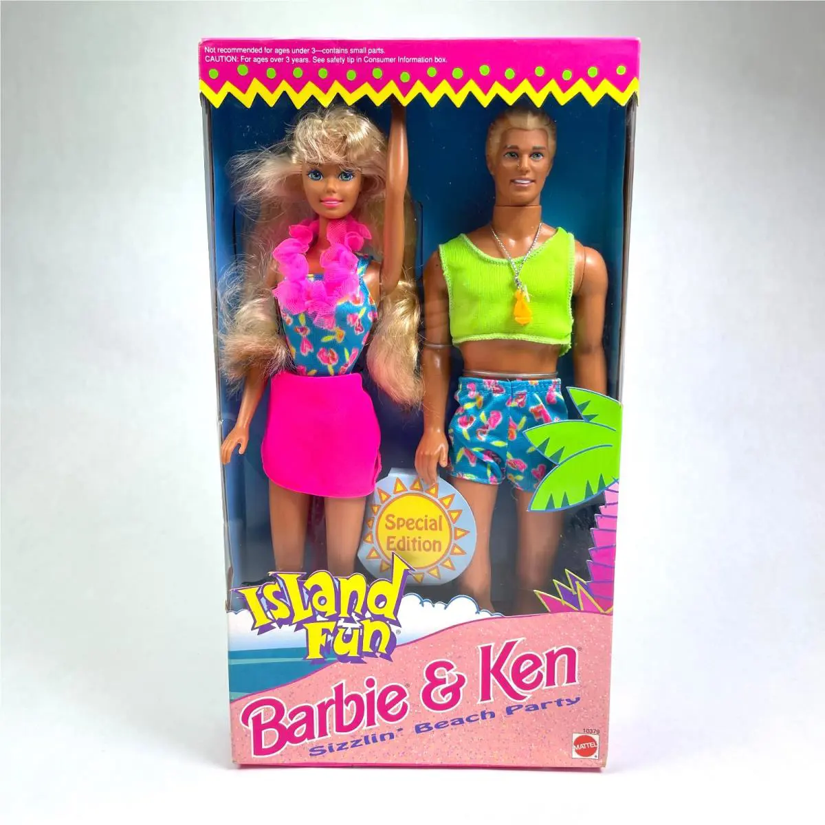 Barbie Ken Island Fun Giftset Special Edition Sizzlin Beach Party 1993 Mattel