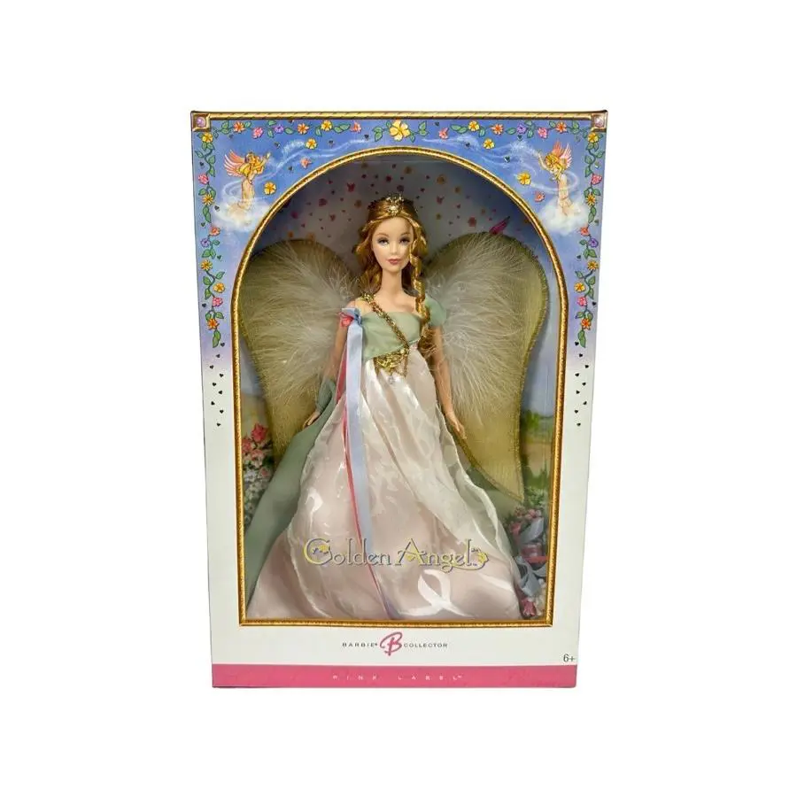 2006 Barbie Golden Angel Pink Label Collector Doll Mattel Nrfb Many Others Lqqk