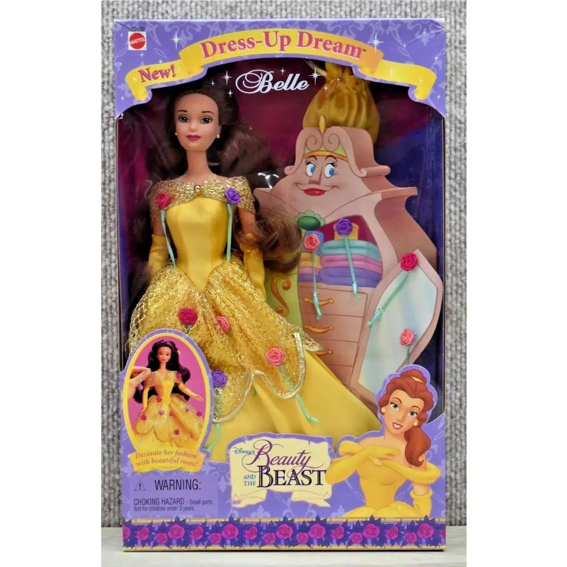 Beauty and The Best - Belle - Dress-up Dream - Mattel - 1998 - 20420