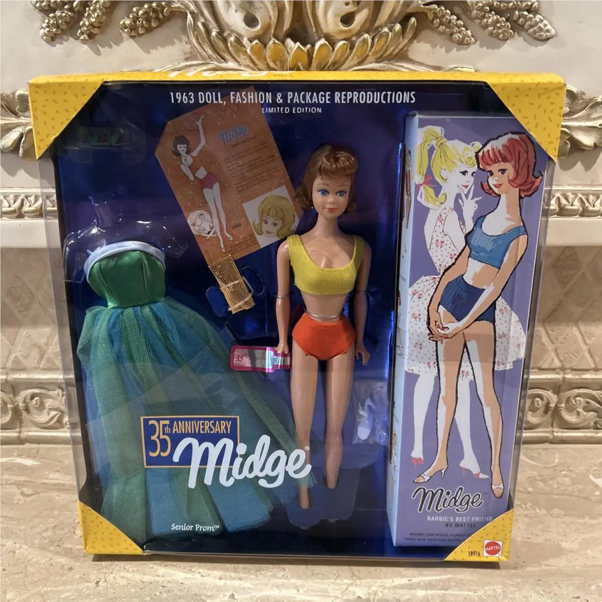 7398 Nrfb Mattel Barbie 35th Anniversary Midge Giftset 1997