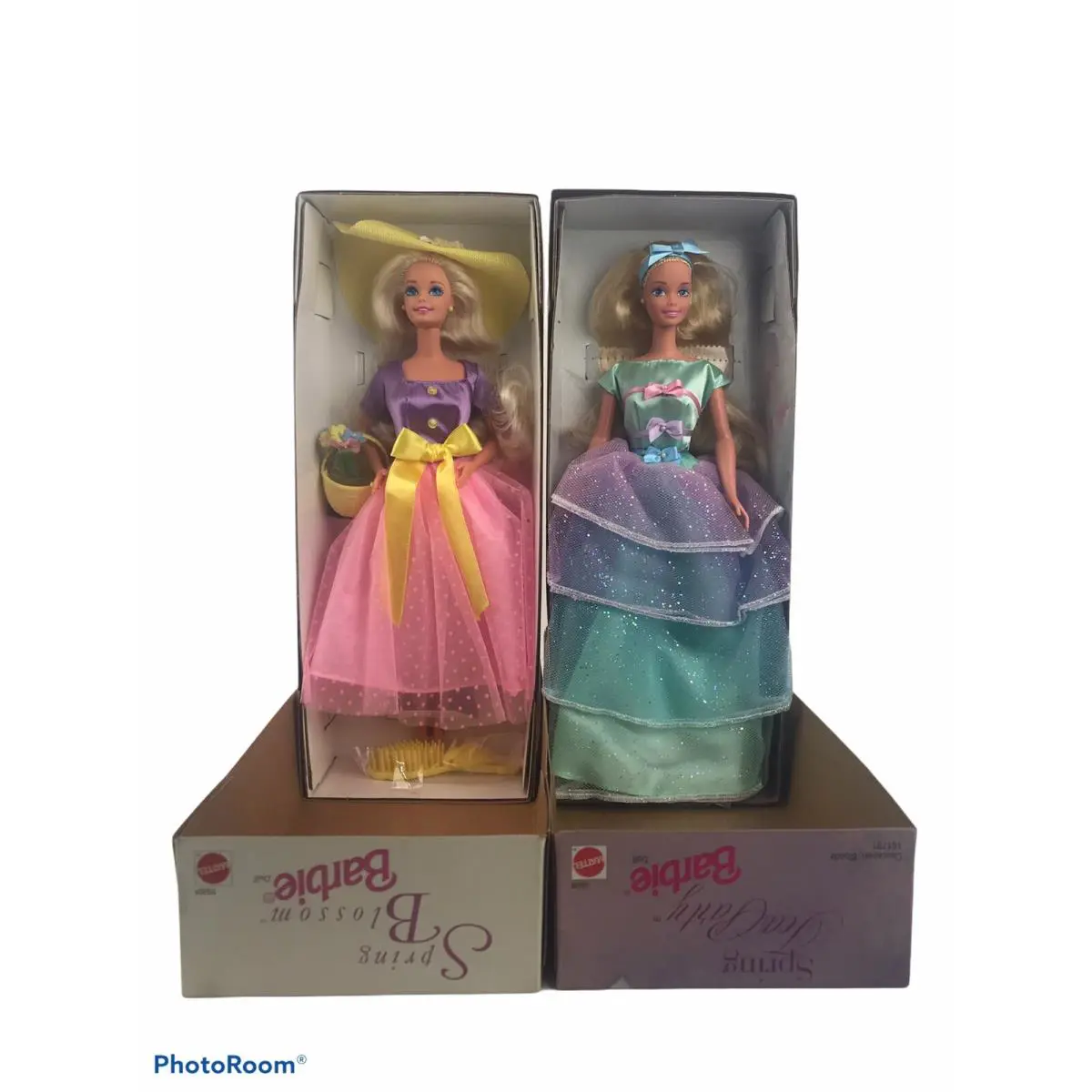 LO2 Vintage Spring Blossom Barbie An Avon Exclusive Series 1 and 3