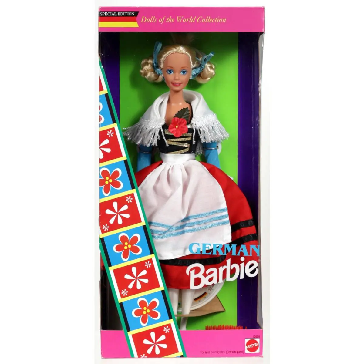 German Barbie Doll Dolls of The World Collection Special Edition 12698 Nrfb 1994