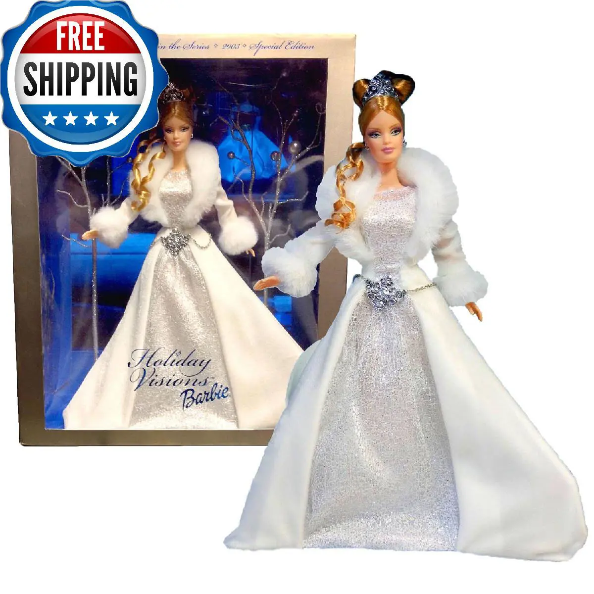 2003 Holiday Visions Winter Fantasy Special Edition Holiday Barbie Doll