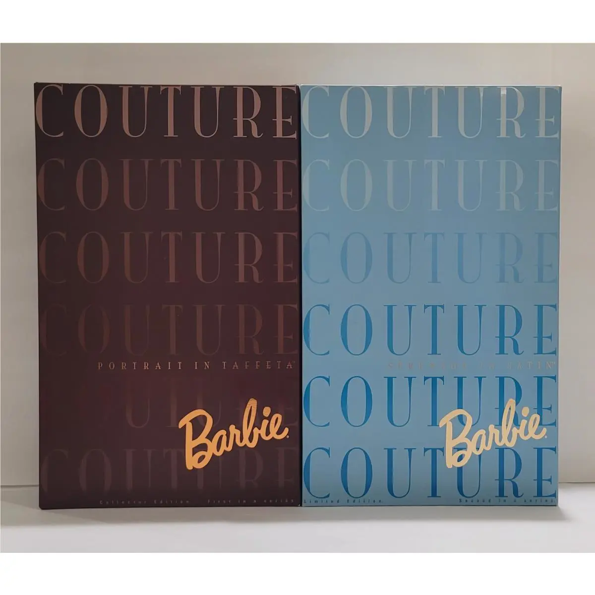 Barbie 1996 Couture Set - Portrait IN Taffeta Serenade IN Satin Dolls