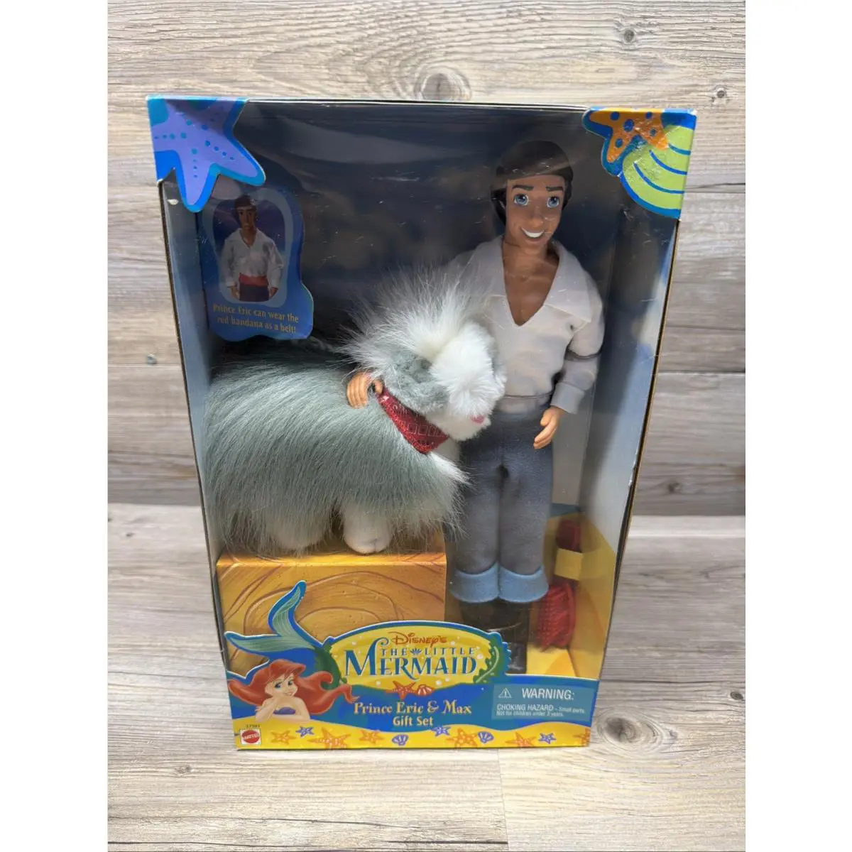 Mattel Disney The Little Mermaid Prince Eric Max Doll Playset 12 in 1997