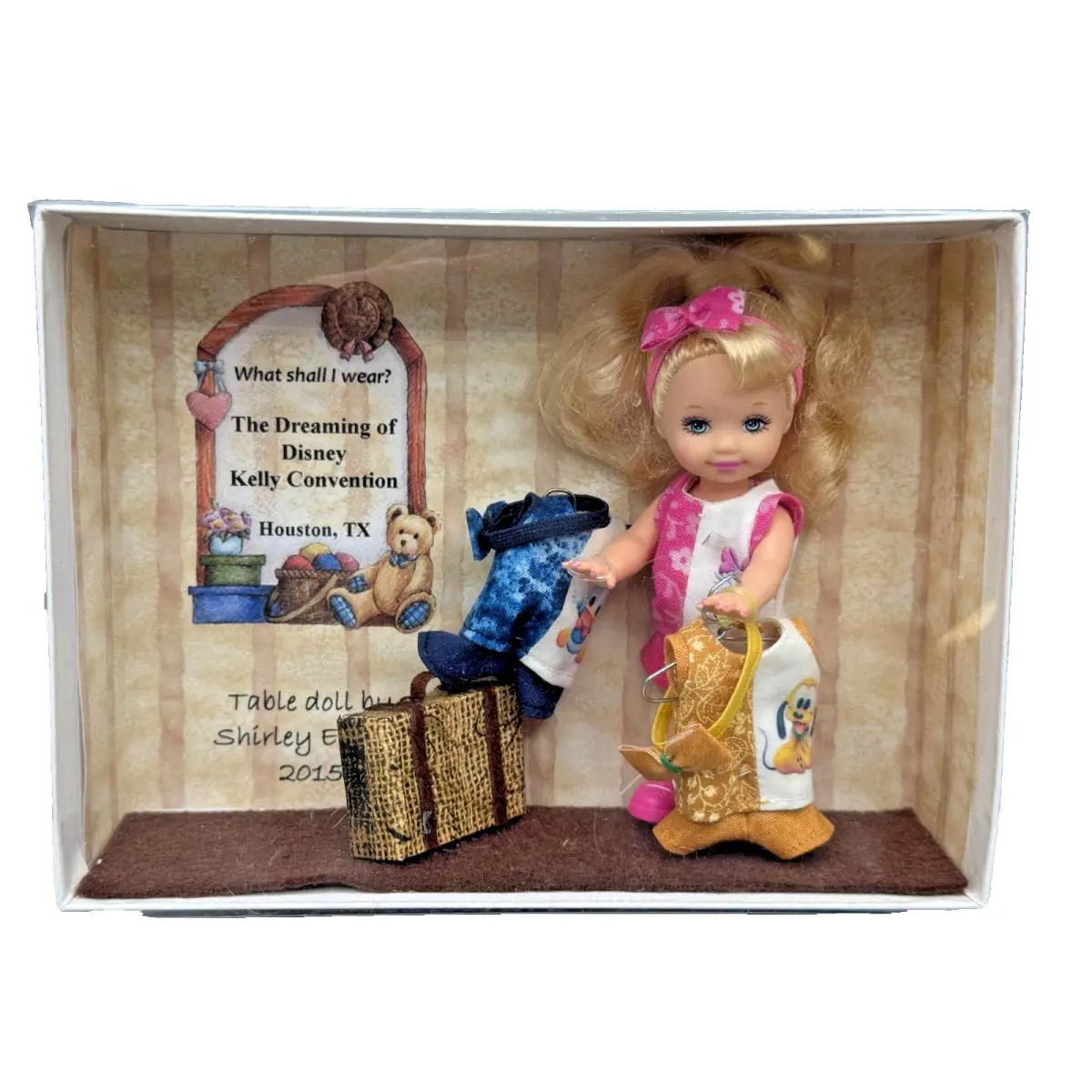 BK Dressed Barbie Doll Ooak Custom Handmade Kelly Disney Daisy Donald Duck