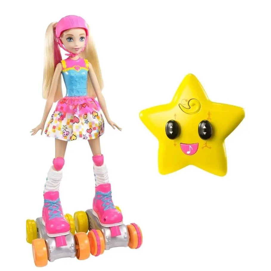 Barbie™ Video Game Hero™ Barbie Remote with Control Roller Skating Doll