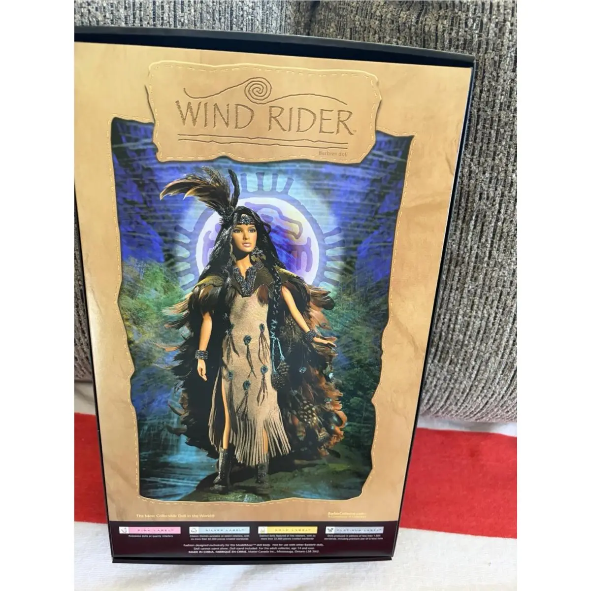 2006 Limited Edition Wind Rider Barbie Doll Gold Label Native American w Shipper