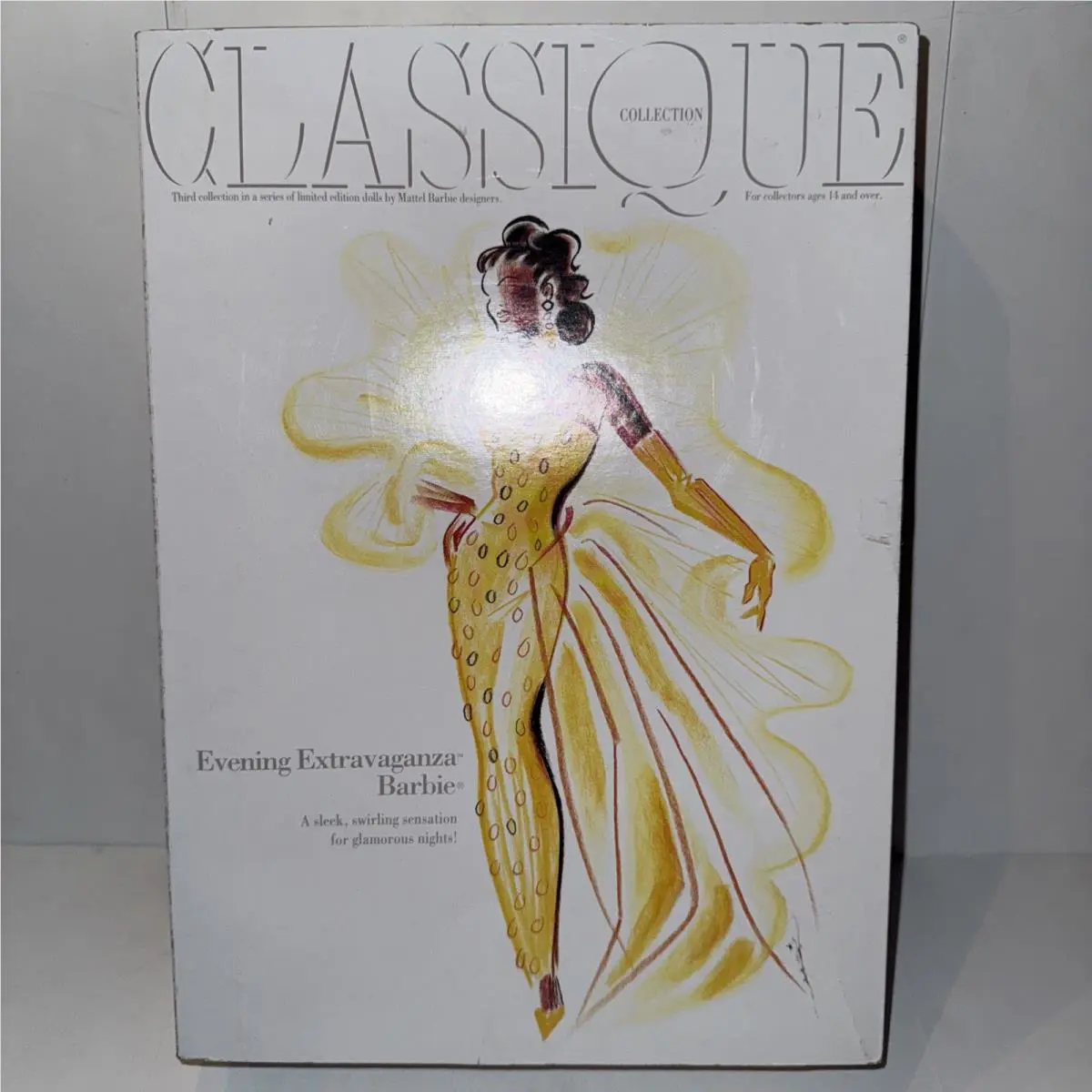 Evening Extravaganza Black Barbie Doll Classique Collection 11638 Nrfb 1993