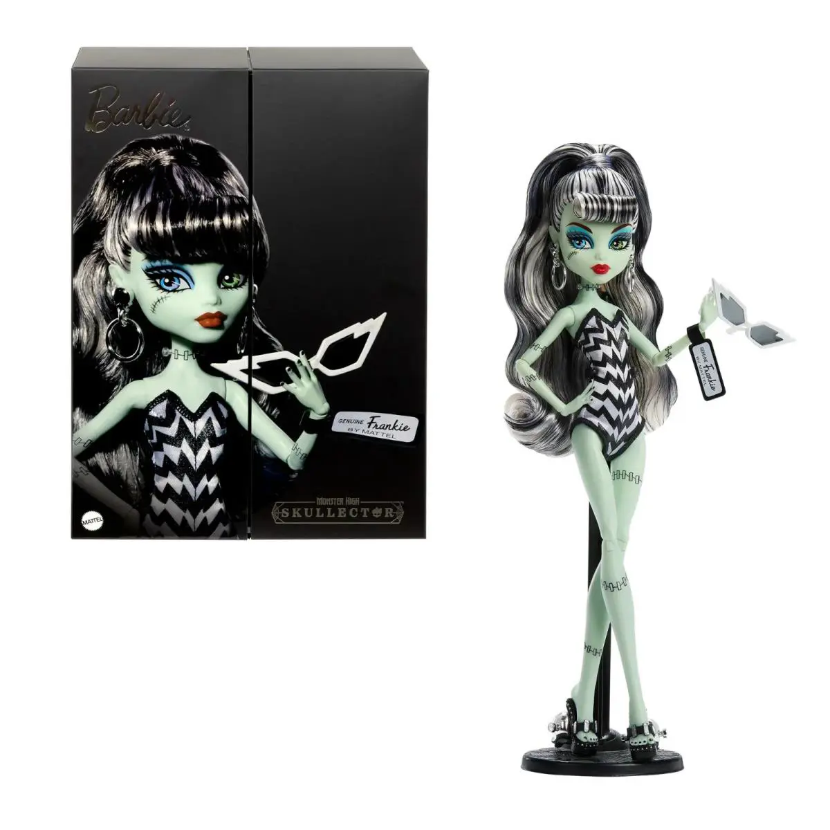 Monster High Skullector Frankie Stein x Barbie Collector Doll Mattel Nrfb