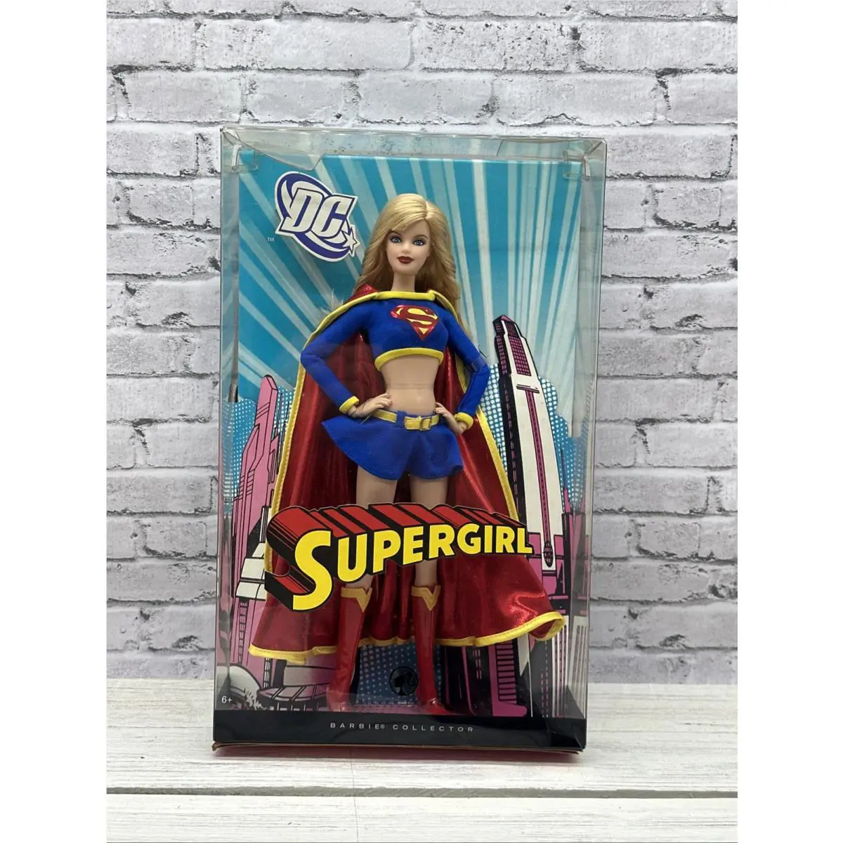 2008 Mattel Barbie Collector Supergirl DC Comics Silver Label Fashion Doll 12