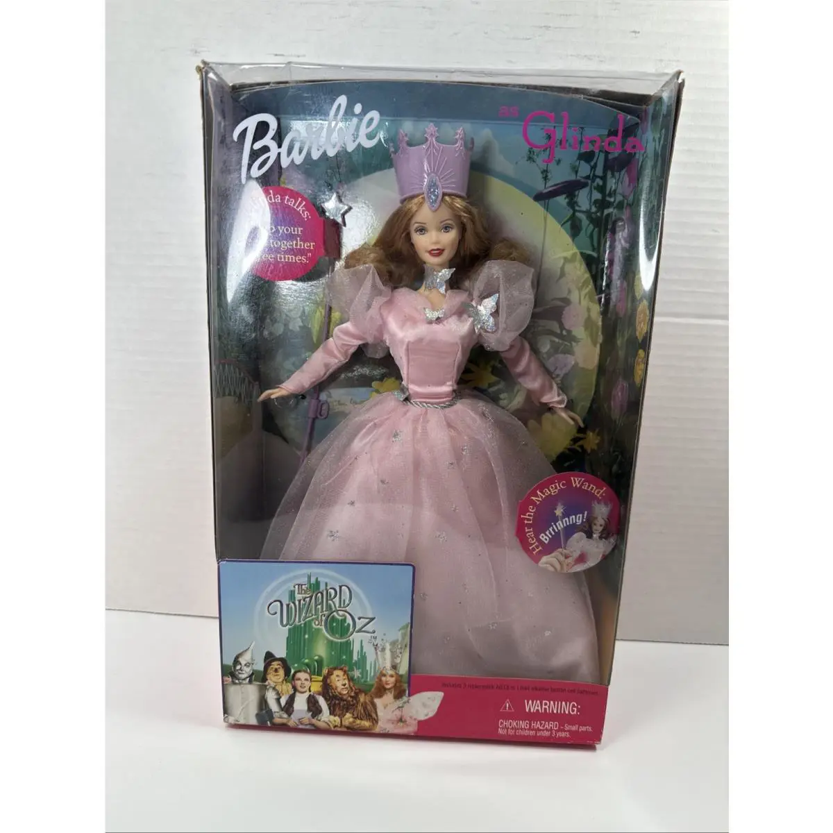 Vintage 1999 Glinda Wizard of Oz Barbie Doll Nrfb