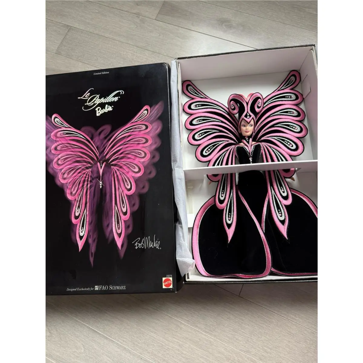 See Ad Mattel Barbie Bob Mackie La Papillon Doll 1999