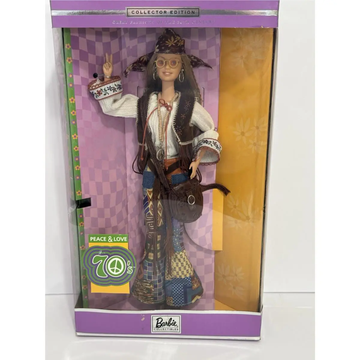 Barbie Peace and Love 70`s Collector Edition Hippie Mattel 27677 Rare