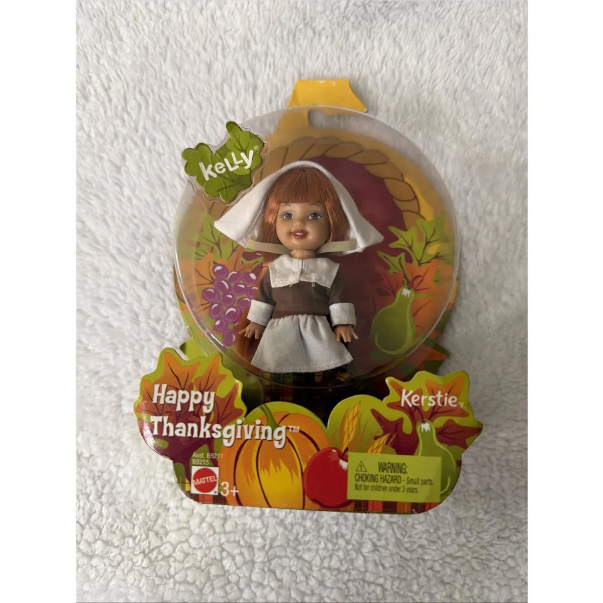 Mattel Kelly Doll Kerstie Happy Thanksgiving Pilgrim Redhead Barbie Vtg 2004