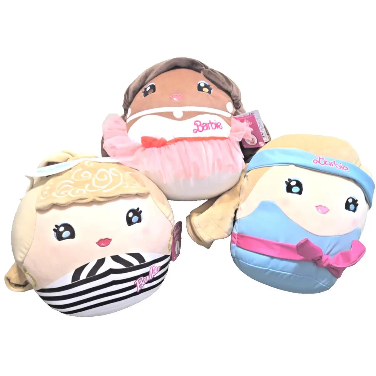 Barbie Cuutopia Plush Dolls Set of 3 Mattel 10 Soft Toy Fan Favorites