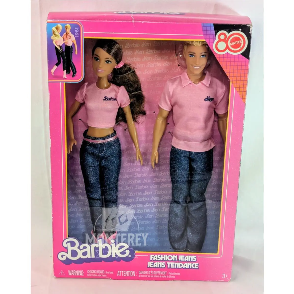 Barbie and Ken Fashion Jeans Mattel 80th Anniversary 2 Pack Remake 2025