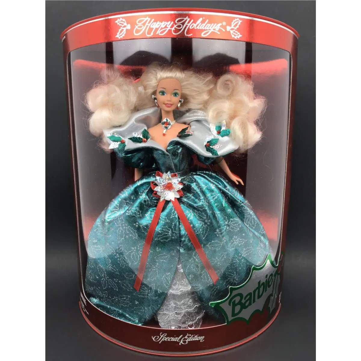 Mattel 1995 Hallmark Exclusive Special Edition Happy Holidays Barbie 14123