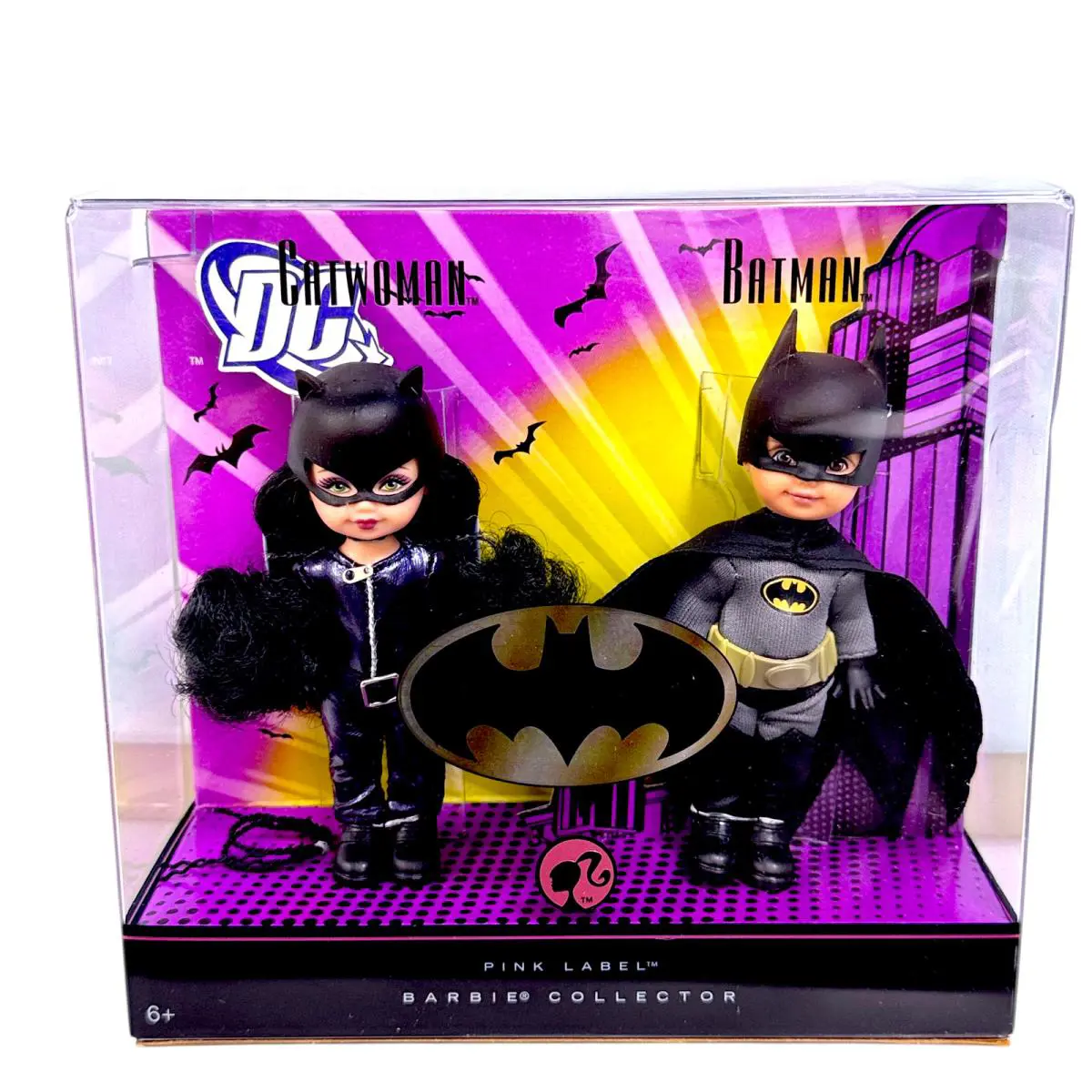 Barbie Collector DC Comics Batman and Catwoman Kelly Tommy Doll Giftset Kids Toy