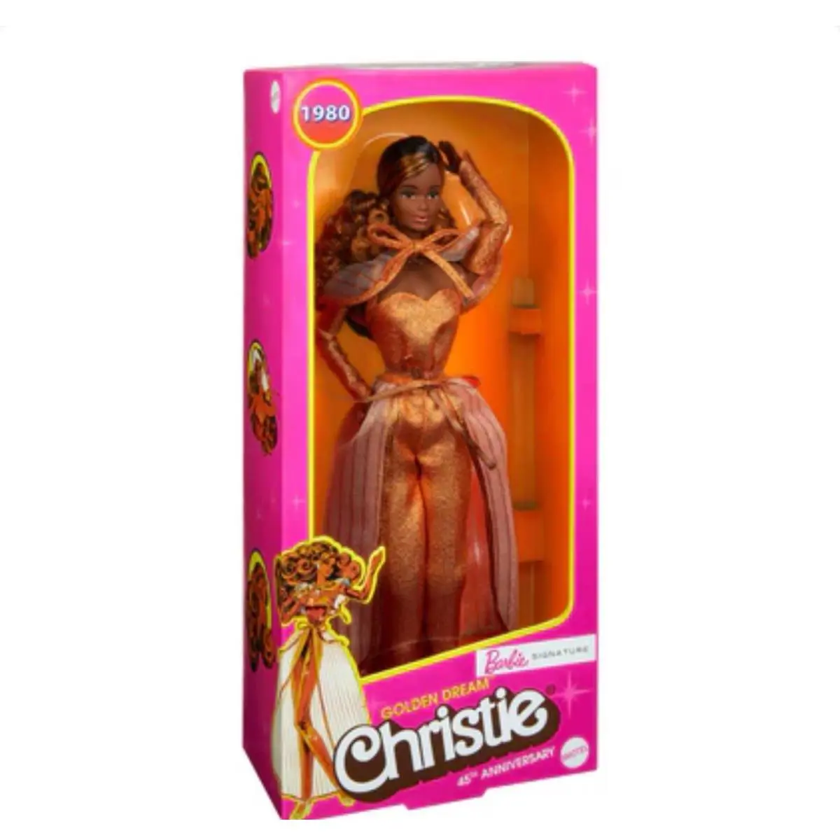 2025 Mattel Barbie Signature Golden Dream Christie Doll JBJ50