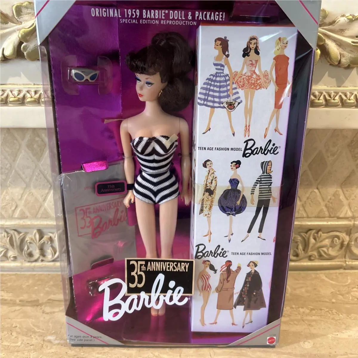 Vintage 1993 35th Anniversary 1959 Barbie Doll Special Edition Never Opened