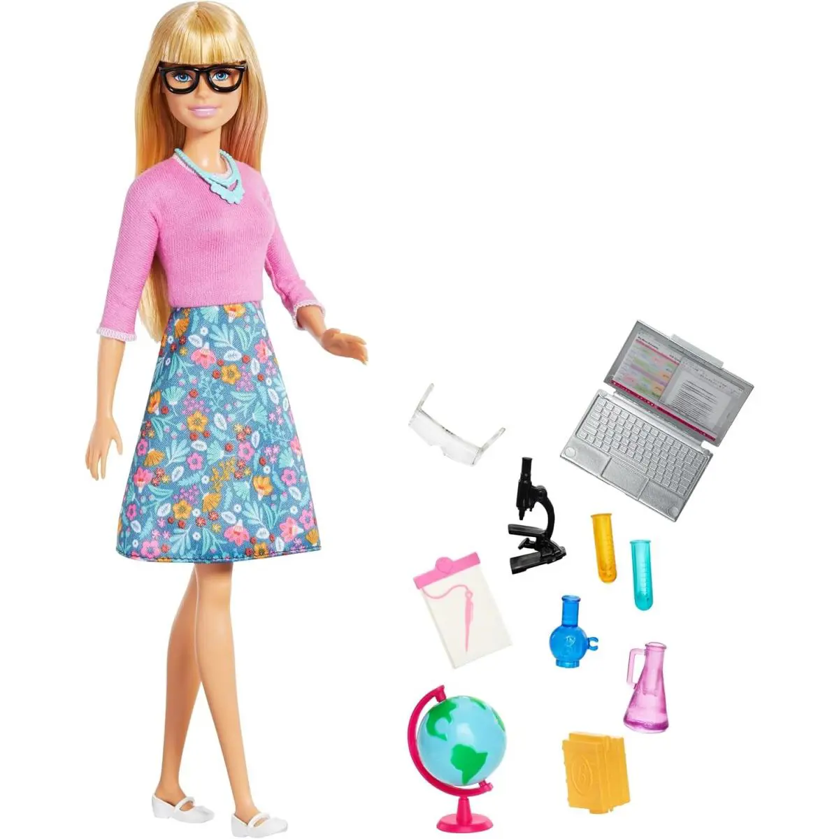 Mattel - Barbie - Teacher Doll Pre-kindergarten Toys Gift For Kids Ages 3+Year